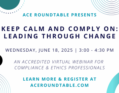 June 18 | Keep Calm and Comply On: Leading Through Change