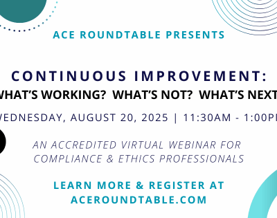 August 20 | Continuous Improvement